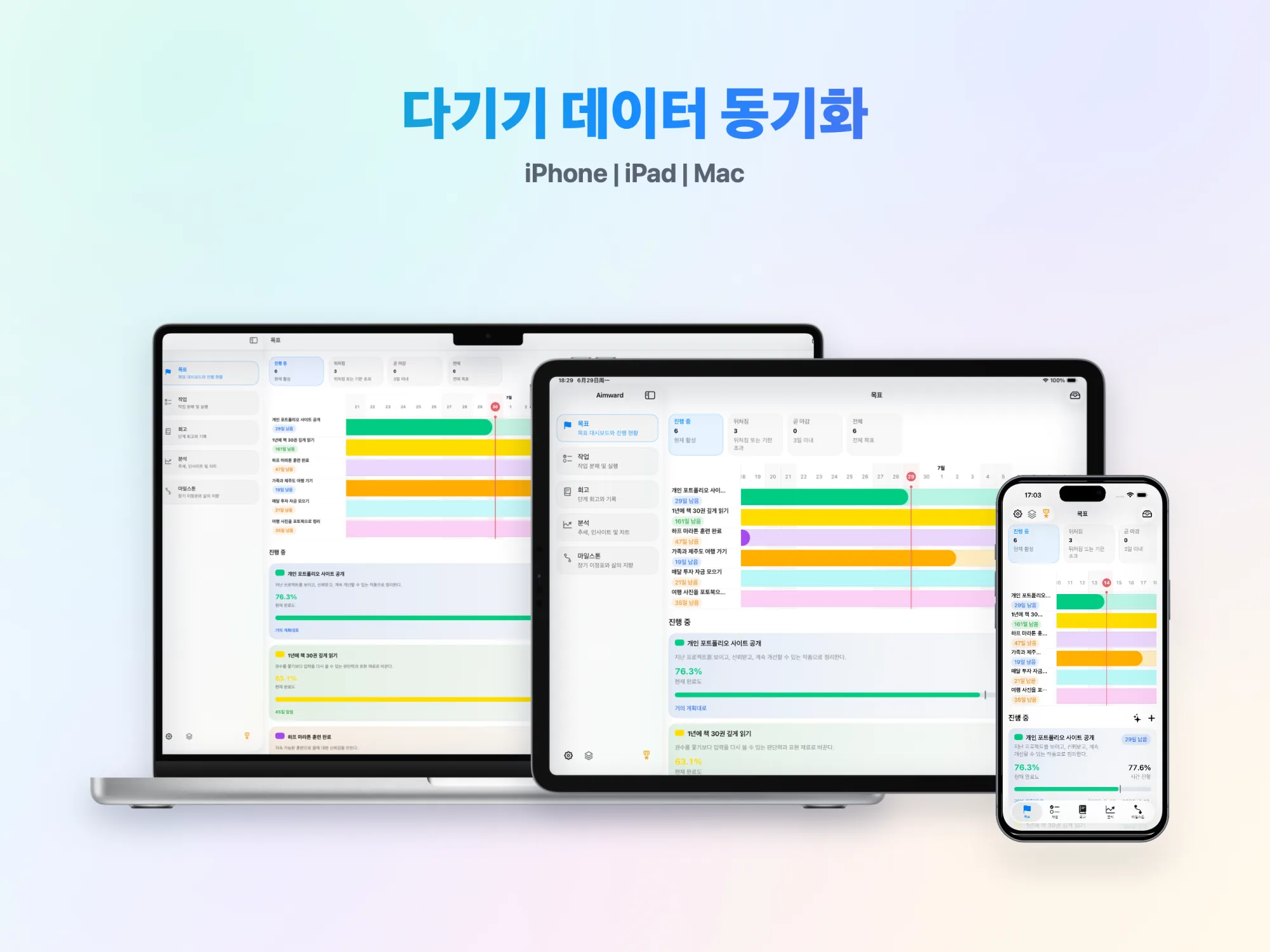 Aimward 목표 시스템