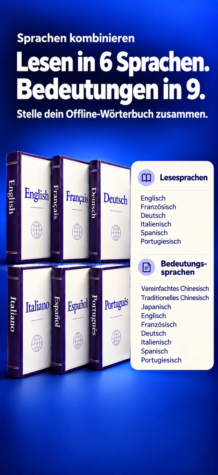 Lexture — Offline-Wörterbücher (iphone)
