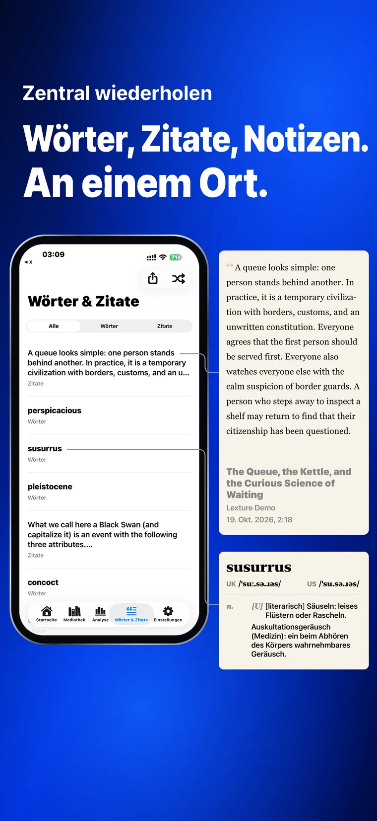 Lexture — Wörter & Zitate (iphone)
