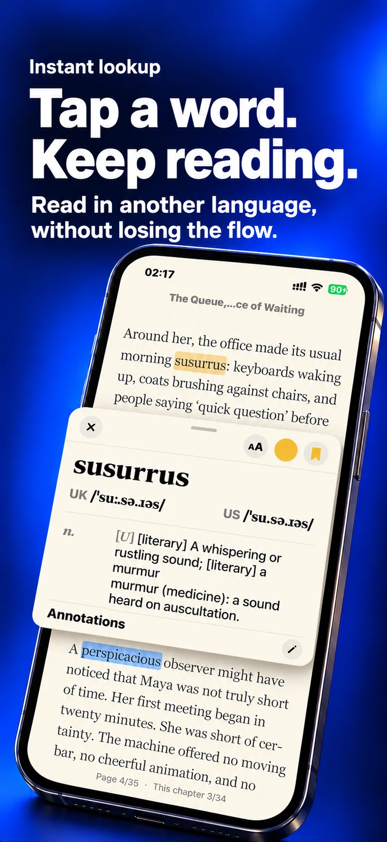 Lexture — Instant lookup (iphone)