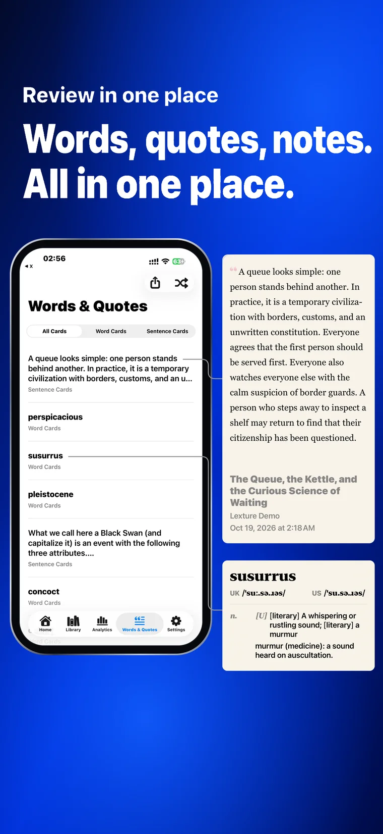 Lexture — Words & Quotes (iphone)