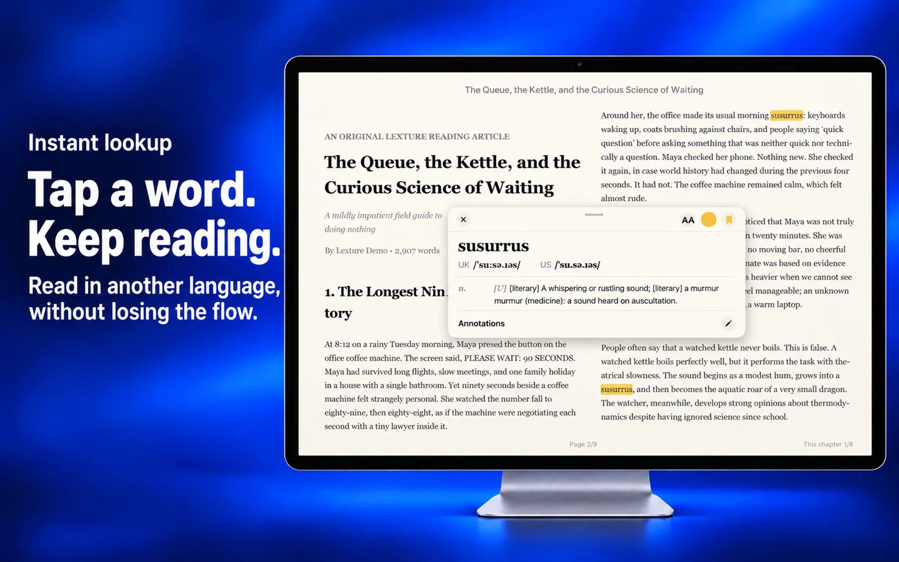 Lexture — Instant lookup (mac)