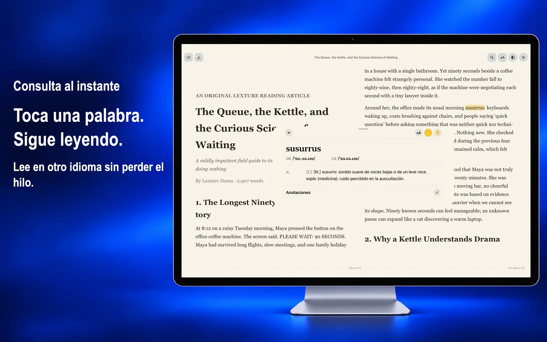 Lexture — Consulta al instante (mac)