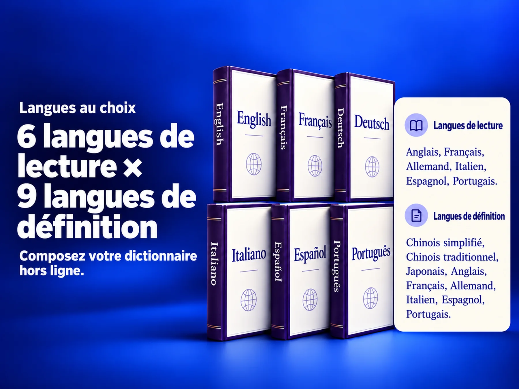 Lexture — Dictionnaires hors ligne (ipad)