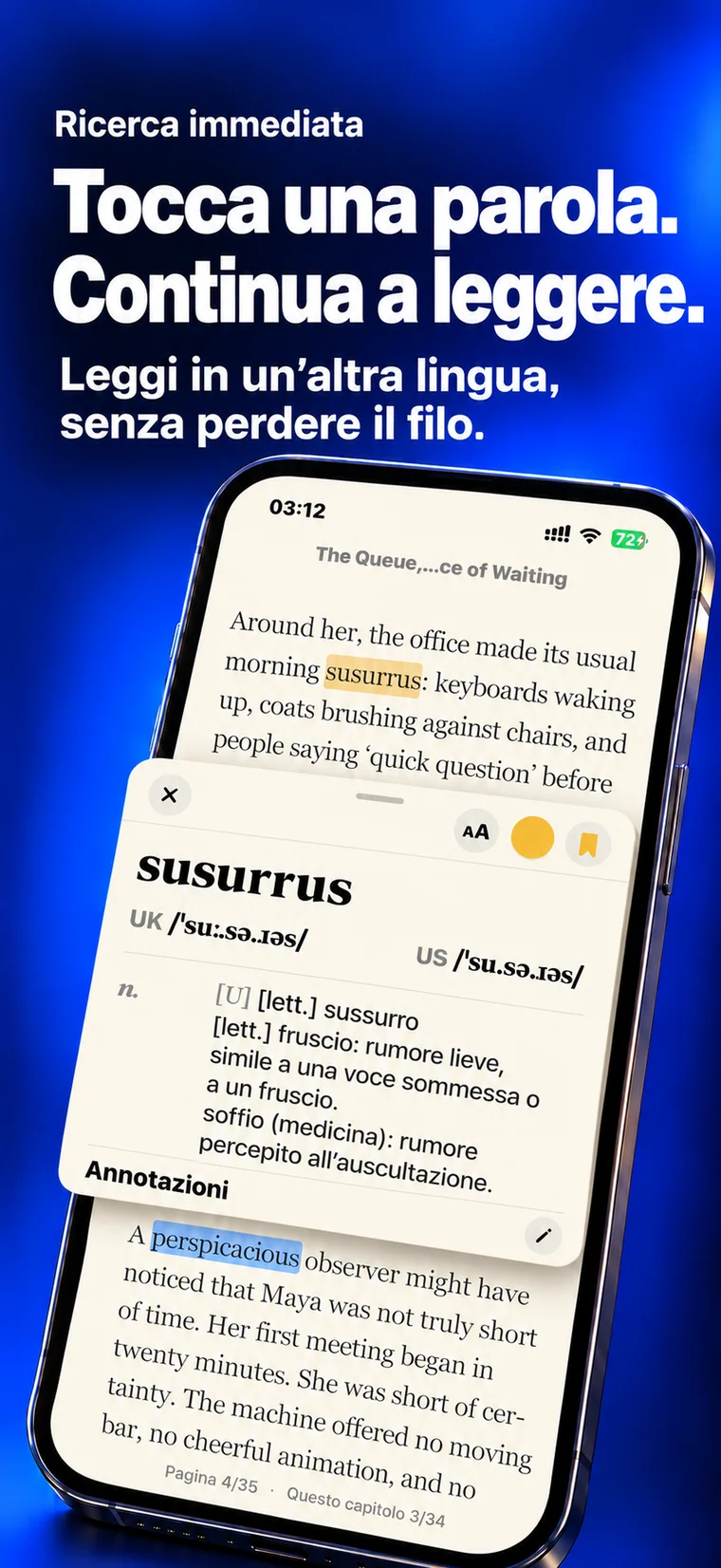 Lexture — Ricerca immediata (iphone)