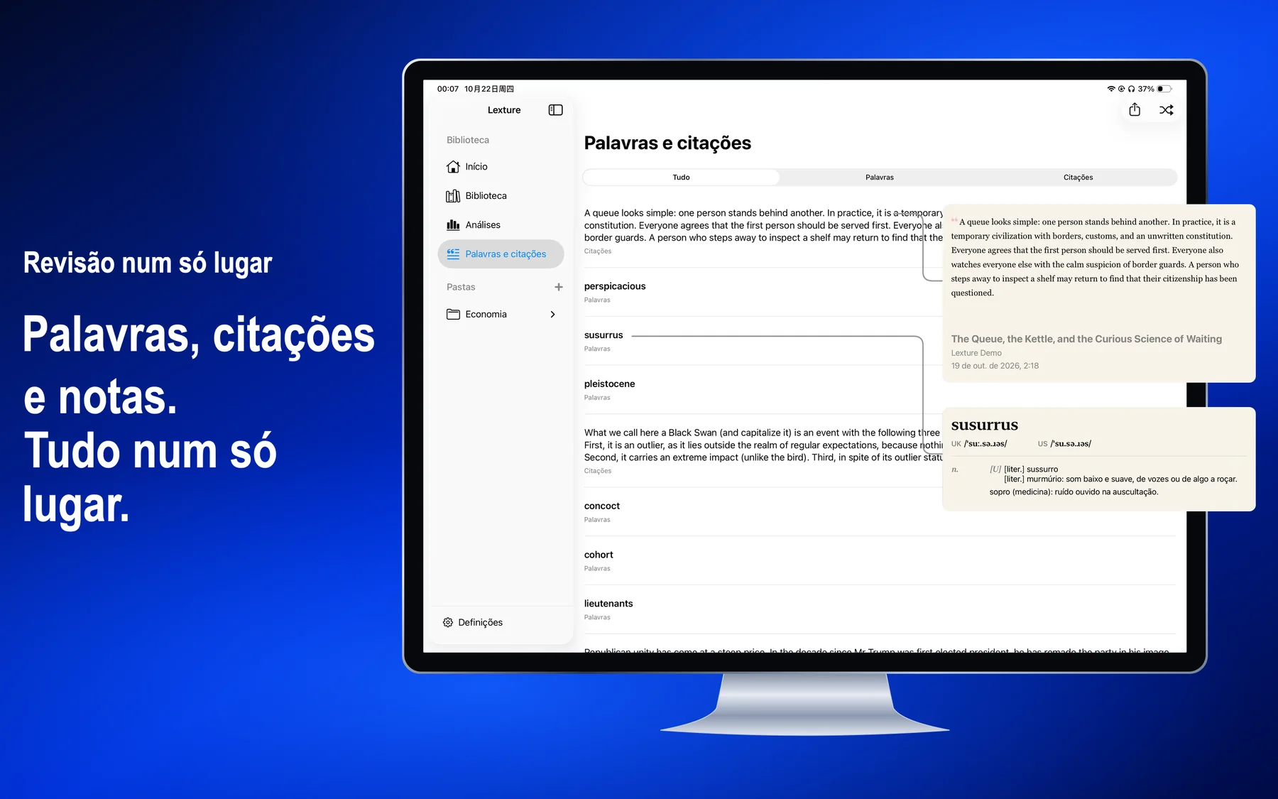 Lexture — Palavras e citações (mac)